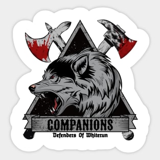 COMPANIONS DEFENDERS OF WHITERUN Sticker
